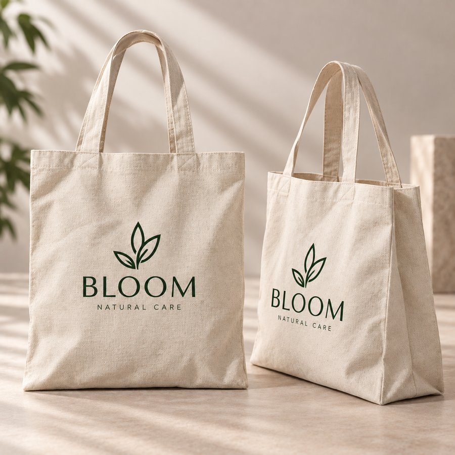 Bolsas de Loneta planas y con fuelle