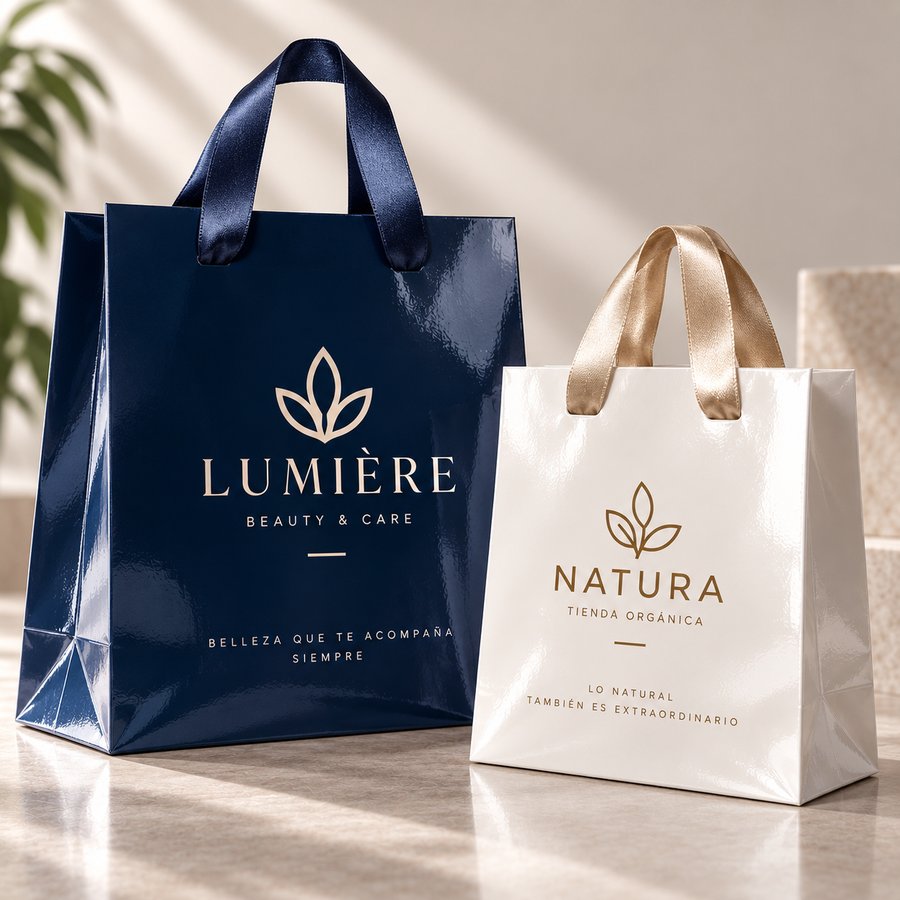 Bolsas de Papel Couché laminadas